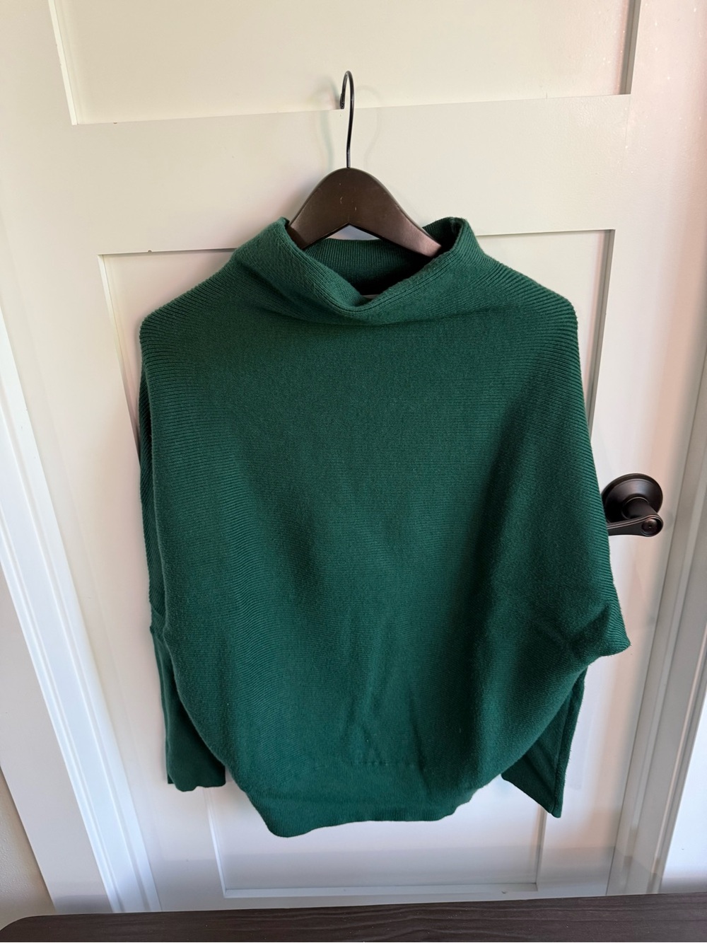 Bluivy Dark Green Cowl Neck Sweater